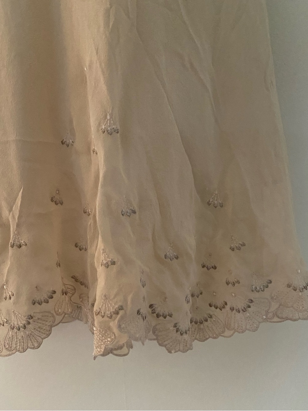 Vintage Jones New York Silk Embellished Slip Midi Dress - Picture 3 of 6